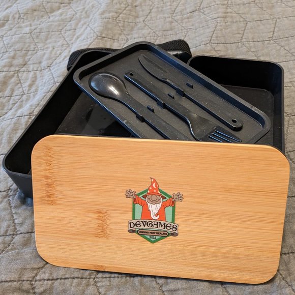 DevGames Other - *free with bundle DevGames two layer bento box. Lunch box